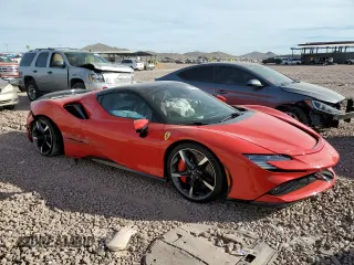 2024 Ferrari SF90 z VIN ZFF96NMA5R0306616, wystawiony jako Copart lot #82438994 z przebiegiem 190 mil mil oraz Szkody całkowita. Historia ofert i sprzedaży dostępna na DreamBid. Obrazek 4.