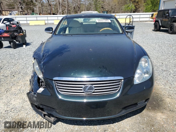 2002 Lexus SC with VIN JTHFN48Y420015454, listed as a Copart auction lot 50201395 with 127,028 mi miles and Salvage Title. Bid and sale history available at carsss.com. Image 5.