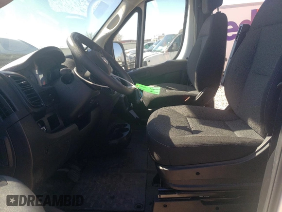 2023 Ram ProMaster Cargo with VIN 3C6MRVJG0PE501012, listed as a Copart auction lot 46146265 with 18,666 mi miles and Salvage Title. Bid and sale history available at DreamBid. Image 7.