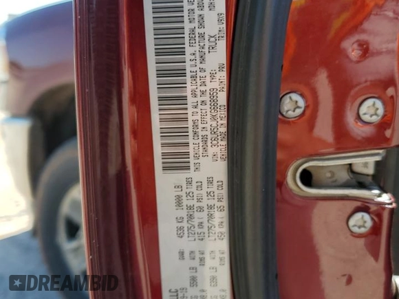 2019 Ram 2500 Tradesman with VIN 3C6UR5CJ0KG668959, listed as a Copart auction lot 57658405 with 175,484 mi miles and Salvage title. Bid and sale history available at DreamBid. Image 12.