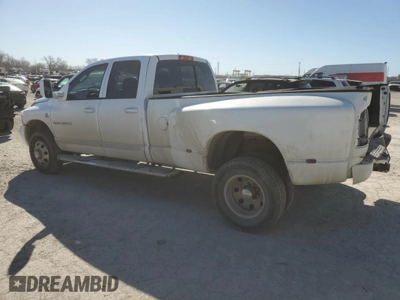 2006 Dodge 3500 SLT with VIN 3D7MX48C86G164397, listed as a Copart auction lot 47233485 with 167,605 mi miles and Salvage title. Bid and sale history available at DreamBid. Image 2.