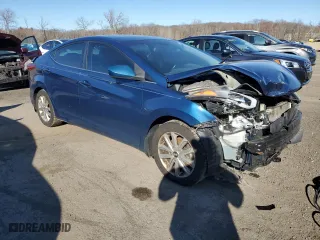 2015 Hyundai Elantra Limited with VIN KMHDH4AE7FU281903, listed as a Copart auction lot 49400465 with 164,684 mi miles and Salvage Title. Bid and sale history available at carsss.com. Image 4.
