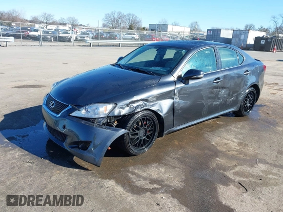 2010 Lexus IS 250 with VIN JTHBF5C25A5115441, listed as a IAAI auction lot 41336457 with 177,425 mi miles. Bid and sale history available at carsss.com. Image 20.