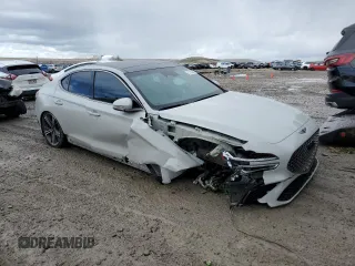 2024 Genesis G70 2.5T with VIN KMTG34SC6RU136838, listed as a Copart auction lot 51304345 with 13,041 mi miles and Salvage title. Bid and sale history available at DreamBid. Image 4.