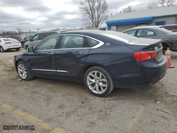 2018 Chevrolet Impala Premier with VIN 2G1125S34J9173281, listed as a Copart auction lot 83790284 with 208,471 mi miles and Salvage Title. Bid and sale history available at carsss.com. Image 2.