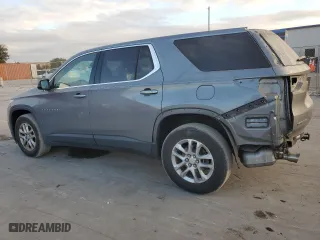 2019 Chevrolet Traverse LS with VIN 1GNERFKWXKJ107951, listed as a Copart auction lot 49601575 with 165,229 mi miles and Non Repairable. Bid and sale history available at carsss.com. Image 2.