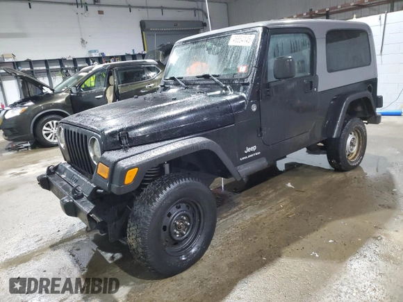 2005 Jeep Wrangler Unlimited with VIN 1J4FA44SX5P315486, listed as a Copart auction lot 46854145 with 199,585 mi miles and Salvage Title. Bid and sale history available at carsss.com. Image 1.