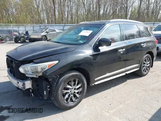 2013 Infiniti JX35 z VIN 5N1AL0MM6DC311294, wystawiony jako IAAI lot #42125611 z przebiegiem 147 216 mil mil oraz . Historia ofert i sprzedaży dostępna na DreamBid. Obrazek 17.