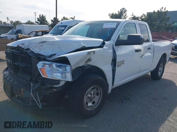 2023 Ram 1500 Tradesman with VIN 1C6RR6FG3PS593993, listed as a IAAI auction lot 41757036 with 28,654 mi miles and . Bid and sale history available at DreamBid. Image 20.