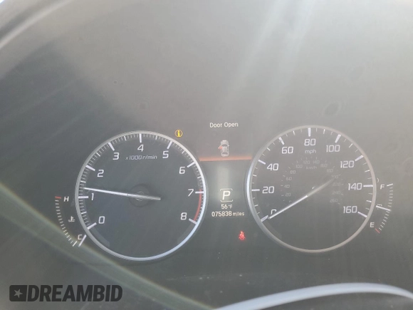 2016 Acura ILX Premium with VIN 19UDE2F71GA000226, listed as a Copart auction lot 51986895 with 75,838 mi miles and Salvage title. Bid and sale history available at DreamBid. Image 9.