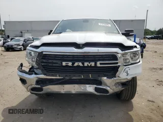 2021 Ram 1500 Big Horn with VIN 1C6SRFFTXMN696546, listed as a Copart auction lot 57255845 with 64,550 mi miles and Salvage title. Bid and sale history available at DreamBid. Image 5.
