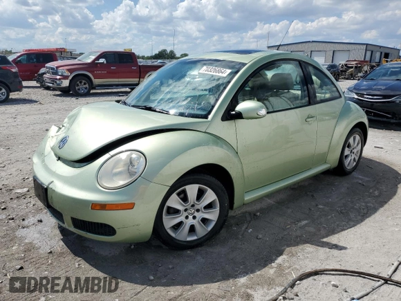 2008 Volkswagen New Beetle Coupe S with VIN 3VWRW31C38M501082, listed as a Copart auction lot 71196154 with 144,974 mi miles and Salvage Title. Bid and sale history available at carsss.com. Image 1.