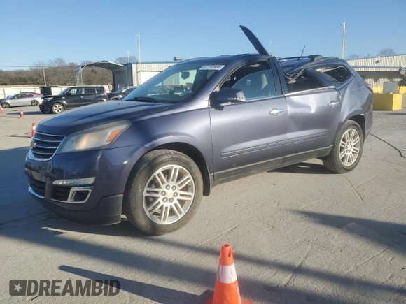 2014 Chevrolet Traverse LT with VIN 1GNKRGKD1EJ299207, listed as a Copart auction lot 47735835 with 92,475 mi miles and Clean Title. Bid and sale history available at carsss.com. Image 1.