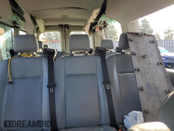 2019 Ford Transit Passenger XL with VIN 1FBAX2CM8KKB74307, listed as a Copart auction lot 82983424 with 114,377 mi miles and Salvage Title. Bid and sale history available at carsss.com. Image 10.