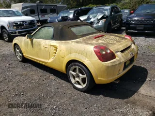 2003 Toyota MR2 z VIN JTDFR320530056678, wystawiony jako Copart lot #49745775 z przebiegiem 50 856 mil mil oraz Czysty tytuł • Clean title. Historia ofert i sprzedaży dostępna na DreamBid. Obrazek 2.