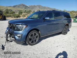 2019 Ford Expedition Max Limited z VIN 1FMJK2AT1KEA32511, wystawiony jako Copart lot #57535255 z przebiegiem 118 903 mil mil oraz Szkody całkowita. Historia ofert i sprzedaży dostępna na DreamBid. Obrazek 1.