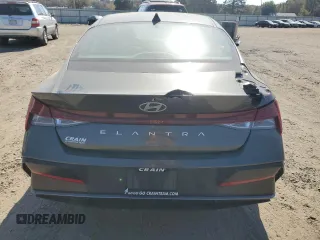 2024 Hyundai Elantra SEL with VIN KMHLS4DG0RU717599, listed as a Copart auction lot 76830314 with 7,205 mi miles and Salvage title. Bid and sale history available at DreamBid. Image 6.