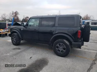 2023 Ford Bronco with VIN 1FMDE5BH2PLB27629, listed as a Copart auction lot 82207294 with 41,798 mi miles and Salvage title. Bid and sale history available at DreamBid. Image 2.