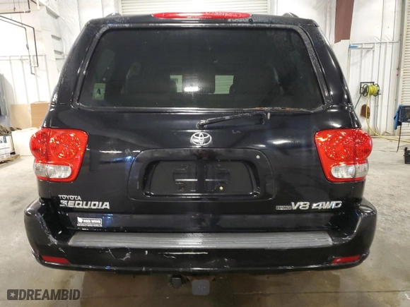 2006 Toyota Sequoia SR5 with VIN 5TDBT44A86S276782, listed as a Copart auction lot 50921865 with 207,811 mi miles and Clean Title. Bid and sale history available at carsss.com. Image 6.