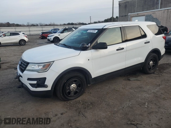 2016 Ford Utility Police Interceptor with VIN 1FM5K8AR1GGA78473, listed as a Copart auction lot 85025394 with 151,883 mi miles and Clean Title. Bid and sale history available at carsss.com. Image 1.