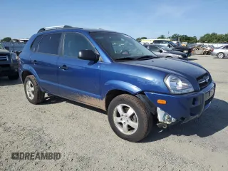 2008 Hyundai Tucson GLS with VIN KM8JM12B98U708552, listed as a Copart auction lot 52815575 with 228,948 mi miles and Salvage Title. Bid and sale history available at DreamBid. Image 4.