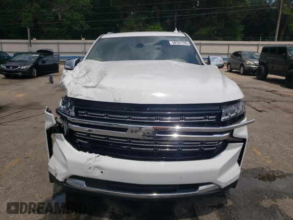 2024 Chevrolet Tahoe Premier with VIN 1GNSCSKD8RR247861, listed as a Copart auction lot 58767795 with 27,303 mi miles and Salvage title. Bid and sale history available at DreamBid. Image 5.