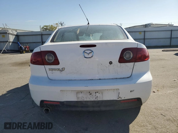 2006 Mazda 3 i Touring with VIN JM1BK32G861423829, listed as a Copart auction lot 46160605 with 135,770 mi miles and Clean Title. Bid and sale history available at DreamBid. Image 6.