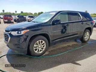 2019 Chevrolet Traverse LS with VIN 1GNERFKW2KJ198410, listed as a Copart auction lot 61688615 with 155,138 mi miles and Salvage title. Bid and sale history available at DreamBid. Image 1.