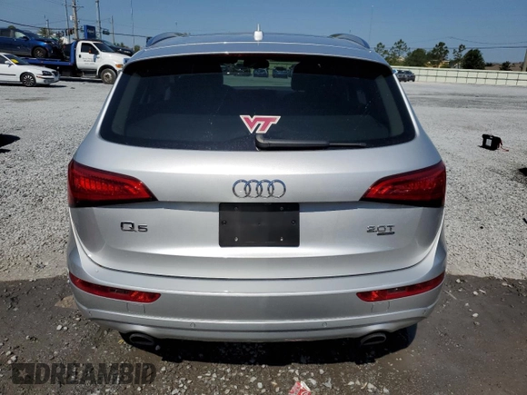 2013 Audi Q5 Premium Plus with VIN WA1LFAFPXDA094971, listed as a Copart auction lot 53179055 with 80,380 mi miles and Salvage Title. Bid and sale history available at carsss.com. Image 6.