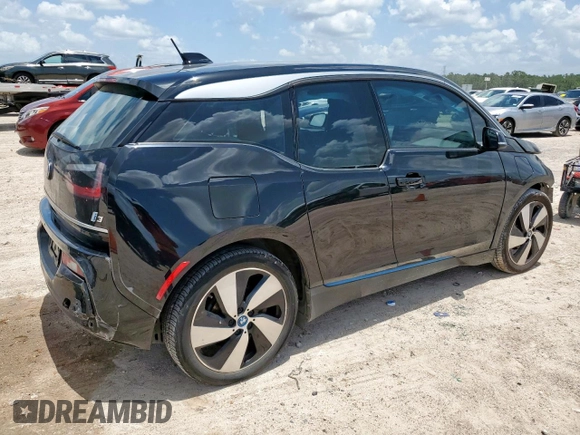 2018 BMW i3 with VIN WBY7Z4C57JVD95738, listed as a Copart auction lot 61080315 with Not provided miles and Salvage title. Bid and sale history available at DreamBid. Image 3.