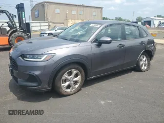 2023 Honda HR-V LX with VIN 3CZRZ2H3XPM744598, listed as a Copart auction lot 59877275 with 39,451 mi miles and Salvage title. Bid and sale history available at DreamBid. Image 1.