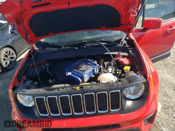 2020 Jeep Renegade Latitude with VIN ZACNJBBB6LPL71835, listed as a Copart auction lot 46635595 with 27,522 mi miles and Salvage title. Bid and sale history available at DreamBid. Image 12.