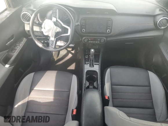 2023 Nissan Kicks SR with VIN 3N1CP5DV8PL506994, listed as a Copart auction lot 54228385 with 27,227 mi miles and Salvage Title. Bid and sale history available at DreamBid. Image 8.