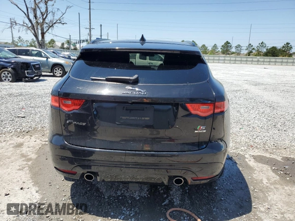 2017 Jaguar F-Pace S z VIN SADCM2BV6HA092232, wystawiony jako Copart lot #52456845 z przebiegiem 107 075 mil mil oraz Szkoda całkowita • Salvage title. Historia ofert i sprzedaży dostępna na DreamBid. Obrazek 6.