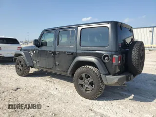 2018 Jeep Wrangler Unlimited Sport S with VIN 1C4HJXDN3JW222769, listed as a Copart auction lot 44489685 with 51,864 mi miles and Clean title. Bid and sale history available at DreamBid. Image 2.