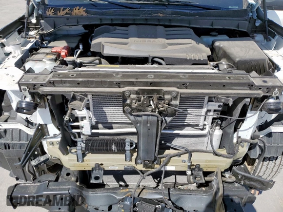 2024 Nissan Titan SV with VIN 1N6AA1ECXRN112621, listed as a Copart auction lot 47755875 with 9,298 mi miles and Salvage title. Bid and sale history available at DreamBid. Image 11.
