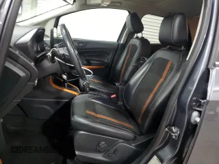 2018 Ford EcoSport SES with VIN MAJ6P1CL1JC177518, listed as a Copart auction lot 52587045 with 35,166 mi miles and Salvage Title. Bid and sale history available at DreamBid. Image 7.