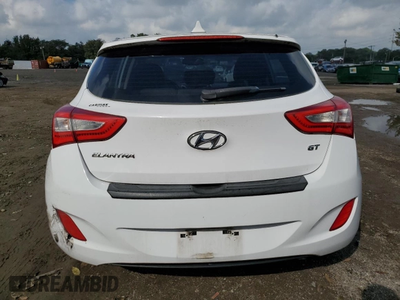 2015 Hyundai Elantra GT with VIN KMHD35LH5FU238558, listed as a Copart auction lot 74488844 with 56,934 mi miles and Salvage Title. Bid and sale history available at carsss.com. Image 6.