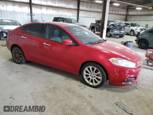 2013 Dodge Dart Limited with VIN 1C3CDFCA6DD336943, listed as a Copart auction lot 52040315 with 136,047 mi miles and Salvage Title. Bid and sale history available at carsss.com. Image 4.
