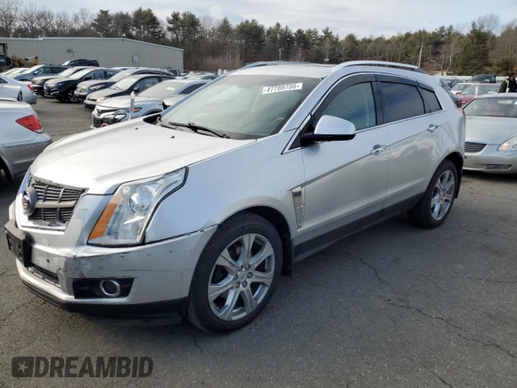 2011 Cadillac SRX Turbo Premium Collection with VIN 3GYFNFE62BS530729, listed as a Copart auction lot 47789755 with 69,220 mi miles and Salvage title. Bid and sale history available at DreamBid. Image 1.