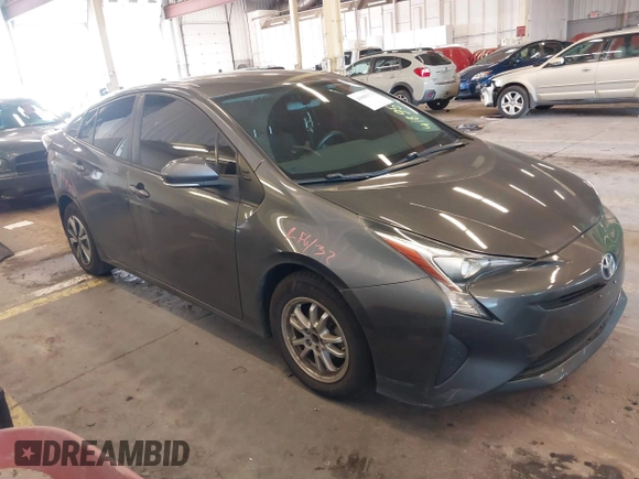 2016 Toyota Prius Two with VIN JTDKBRFU1G3512022, listed as a IAAI auction lot 41895173 with 105,844 mi miles. Bid and sale history available at carsss.com. Image 1.