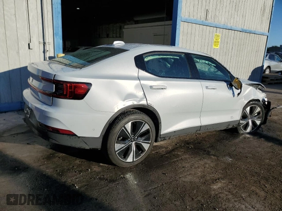 2023 Polestar 2 with VIN YSMEG3KA4PL146987, listed as a Copart auction lot 76197664 with 25,971 mi miles and Non Repairable. Bid and sale history available at carsss.com. Image 3.