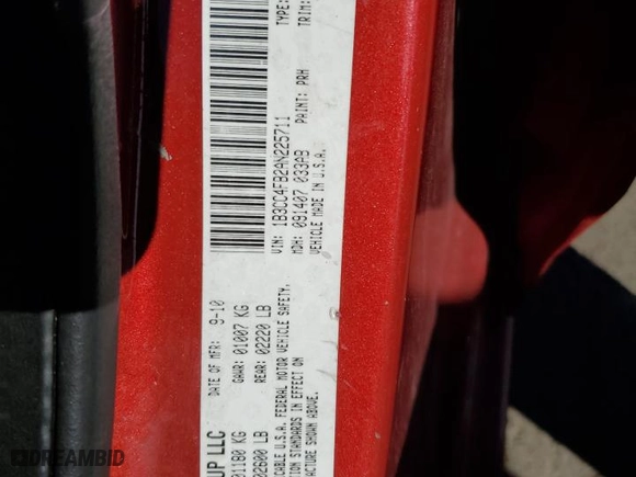 2010 Dodge Avenger SXT with VIN 1B3CC4FB2AN225711, listed as a Copart auction lot 48559155 with 146,912 mi miles and Salvage Title. Bid and sale history available at carsss.com. Image 14.