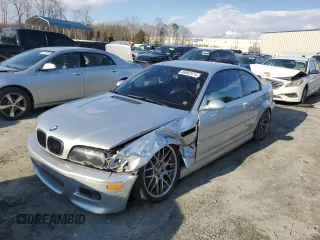 2002 BMW 3 Series M3 with VIN WBSBL93422JR15716, listed as a Copart auction lot 86993574 with 156,485 mi miles and Salvage Title. Bid and sale history available at DreamBid. Image 1.