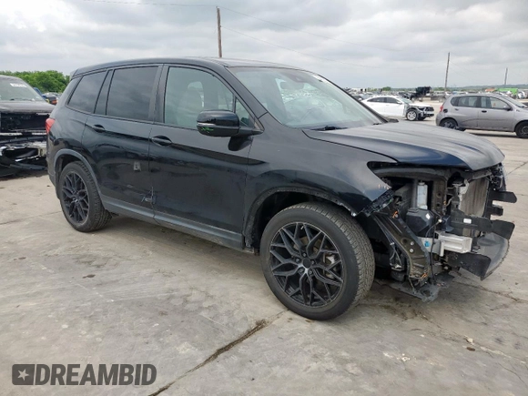 2019 Honda Passport EX-L z VIN 5FNYF7H5XKB011151, wystawiony jako Copart lot #54422535 z przebiegiem 74 277 mil mil oraz Szkoda całkowita • Salvage title. Historia ofert i sprzedaży dostępna na DreamBid. Obrazek 4.