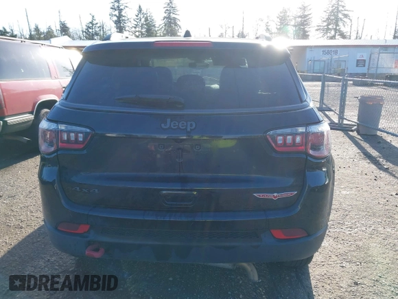 2018 Jeep Compass Trailhawk with VIN 3C4NJDDB1JT234867, listed as a IAAI auction lot 41996425 with 103,567 mi miles and . Bid and sale history available at carsss.com. Image 16.