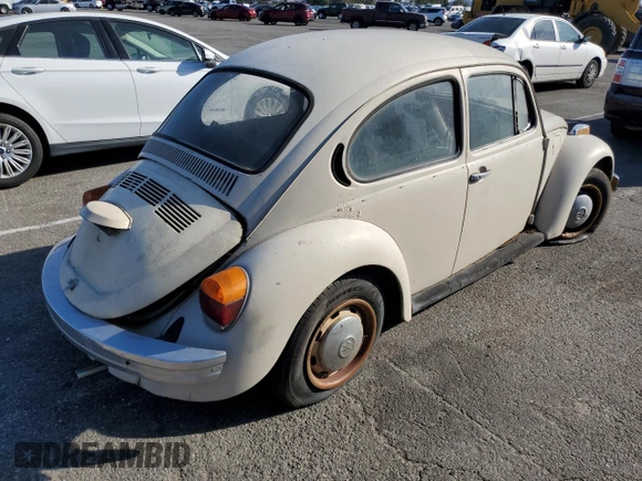 1974 Volkswagen Beetle with VIN 1142401102, listed as a Copart auction lot 87656295 with 40,458 mi miles and Salvage title. Bid and sale history available at DreamBid. Image 3.