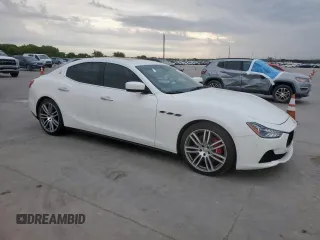 2015 Maserati Ghibli S Q4 with VIN ZAM57RTA2F1134744, listed as a Copart auction lot 63398205 with 61,347 mi miles and Clean title. Bid and sale history available at DreamBid. Image 4.