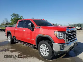 2022 GMC Sierra 3500HD SLT z VIN 1GT49UEYXNF215905, wystawiony jako Copart lot #52373835 z przebiegiem 36 787 mil mil oraz Szkody całkowita. Historia ofert i sprzedaży dostępna na DreamBid. Obrazek 4.