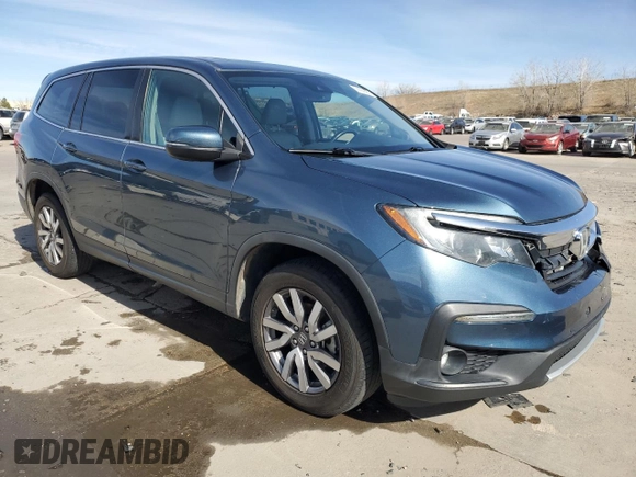 2021 Honda Pilot EX-L z VIN 5FNYF6H57MB046632, wystawiony jako Copart lot #50088865 z przebiegiem 80 326 mil mil oraz Szkoda całkowita • Salvage title. Historia ofert i sprzedaży dostępna na DreamBid. Obrazek 4.